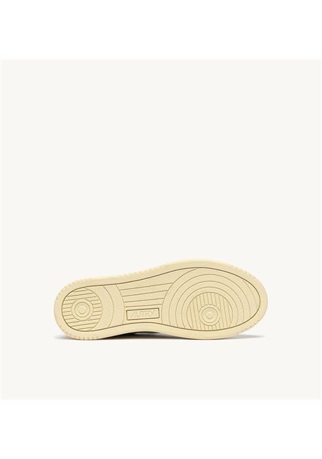 SNEAKERS MEDALIST LOW IN PELLE BIANCA E PEACH PINK AUTRY | AULW DL03BIANCO PEACH